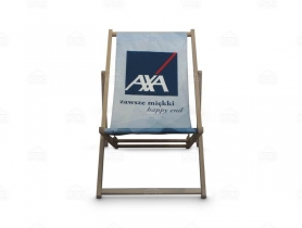 Leżak reklamowy Axa